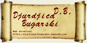 Đurđica Bugarski vizit kartica